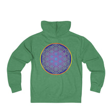 Flower of Life - Unisex French Terry Zip Hoodie Flower of Life