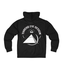 TED Black and White - Unisex French Terry Zip Hoodie