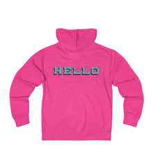 Hello - Unisex French Terry Zip Hoodie hello