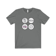 Eat Sleep Rave Repeat - Unisex Jersey Short Sleeve Tee