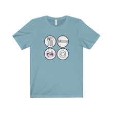 Eat Sleep Rave Repeat - Unisex Jersey Short Sleeve Tee