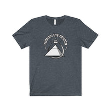 Thread Eye Design Black & White - Unisex Jersey Short Sleeve Tee
