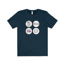 Eat Sleep Rave Repeat - Unisex Jersey Short Sleeve Tee