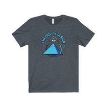 Thread Eye Design Blue - Unisex Jersey Short Sleeve Tee