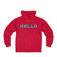 Hello - Unisex French Terry Zip Hoodie hello