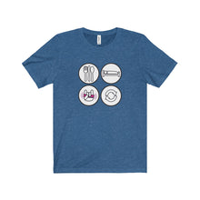 Eat Sleep Rave Repeat - Unisex Jersey Short Sleeve Tee