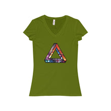 Women's Jersey Short Sleeve V-Neck Tee