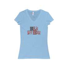 Women's Jersey Short Sleeve V-Neck Tee