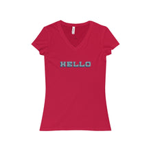 Women's Jersey Short Sleeve V-Neck Tee