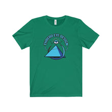 Thread Eye Design Blue - Unisex Jersey Short Sleeve Tee