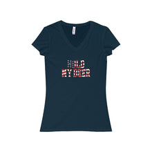 Women's Jersey Short Sleeve V-Neck Tee