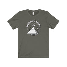 Thread Eye Design Black & White - Unisex Jersey Short Sleeve Tee