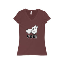 Women's Jersey Short Sleeve V-Neck Tee