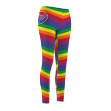Women's Cut & Sew Casual Leggings rainbow
