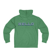 Hello - Unisex French Terry Zip Hoodie hello