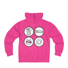 Eat Sleep Rave Repeat - Unisex French Terry Zip Hoodie EatSleep