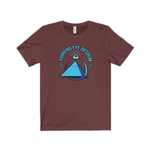 Thread Eye Design Blue - Unisex Jersey Short Sleeve Tee