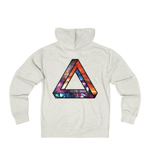 Space Triangle - Unisex French Terry Zip Hoodie impossible triangle