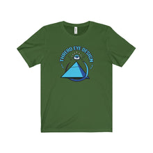 Thread Eye Design Blue - Unisex Jersey Short Sleeve Tee