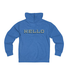 Hello - Unisex French Terry Zip Hoodie hello