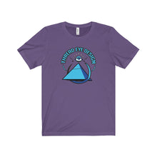 Thread Eye Design Blue - Unisex Jersey Short Sleeve Tee
