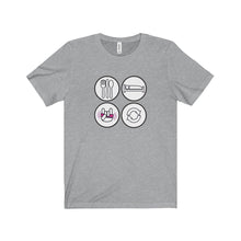 Eat Sleep Rave Repeat - Unisex Jersey Short Sleeve Tee