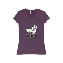 Women's Jersey Short Sleeve V-Neck Tee