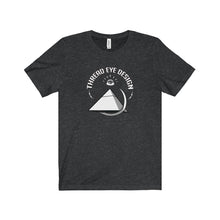 Thread Eye Design Black & White - Unisex Jersey Short Sleeve Tee