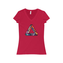 Women's Jersey Short Sleeve V-Neck Tee