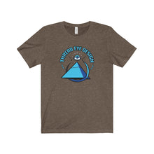 Thread Eye Design Blue - Unisex Jersey Short Sleeve Tee