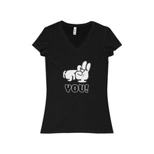 Women's Jersey Short Sleeve V-Neck Tee