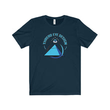 Thread Eye Design Blue - Unisex Jersey Short Sleeve Tee