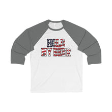 Unisex 3/4 Sleeve Baseball Tee