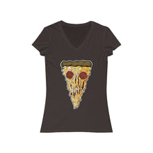 Zahmbie V - Women's Jersey Short Sleeve V-Neck Tee