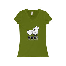 Women's Jersey Short Sleeve V-Neck Tee