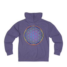 Flower of Life - Unisex French Terry Zip Hoodie Flower of Life