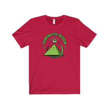 Thread Eye Design Green - Unisex Jersey Short Sleeve Tee