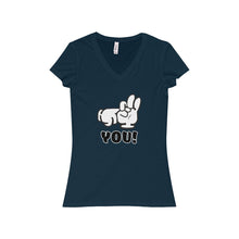 Women's Jersey Short Sleeve V-Neck Tee