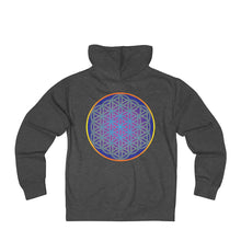 Flower of Life - Unisex French Terry Zip Hoodie Flower of Life