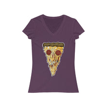Zahmbie V - Women's Jersey Short Sleeve V-Neck Tee