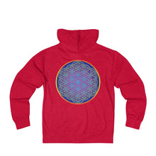 Flower of Life - Unisex French Terry Zip Hoodie Flower of Life
