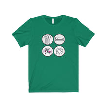 Eat Sleep Rave Repeat - Unisex Jersey Short Sleeve Tee