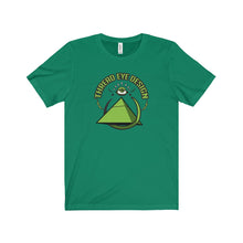 Thread Eye Design Green - Unisex Jersey Short Sleeve Tee