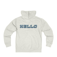 Hello - Unisex French Terry Zip Hoodie hello