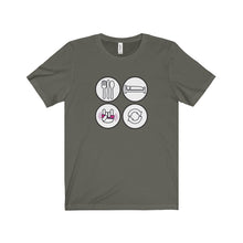 Eat Sleep Rave Repeat - Unisex Jersey Short Sleeve Tee