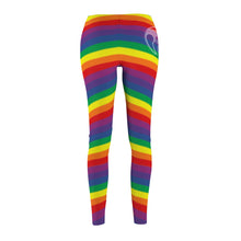 Women's Cut & Sew Casual Leggings rainbow