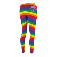 Women's Cut & Sew Casual Leggings rainbow