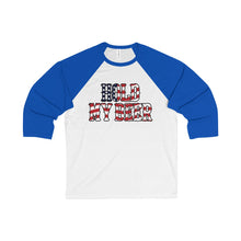 Unisex 3/4 Sleeve Baseball Tee