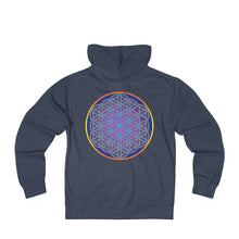 Flower of Life - Unisex French Terry Zip Hoodie Flower of Life