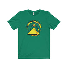 Thread Eye Design Gold - Unisex Jersey Short Sleeve Tee